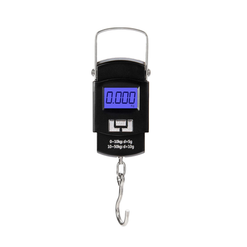 Hanging Digital Scale for Travel & Fishing, 110lb/50kg Portable for Luggage,box,bag Weight machine with Backlit LCD Display, Electronic Suitcase Weighing Tool, 2x Batteries Included