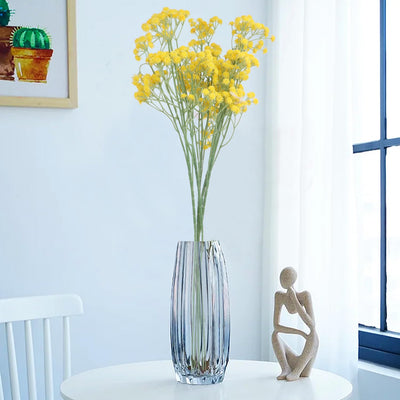 05 Pcs Baby Breath/Gypsophila Artificial Fake Silk Plants Wedding Party Decoration Real Touch Flowers DIY Home Garden(Yellow-05)