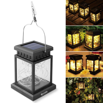 Solar Lanterns Outdoor Waterproof Hanging Lantern Lamp 30 LED