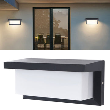 Solar Wall Light, LED, Remote Control (Warm White)