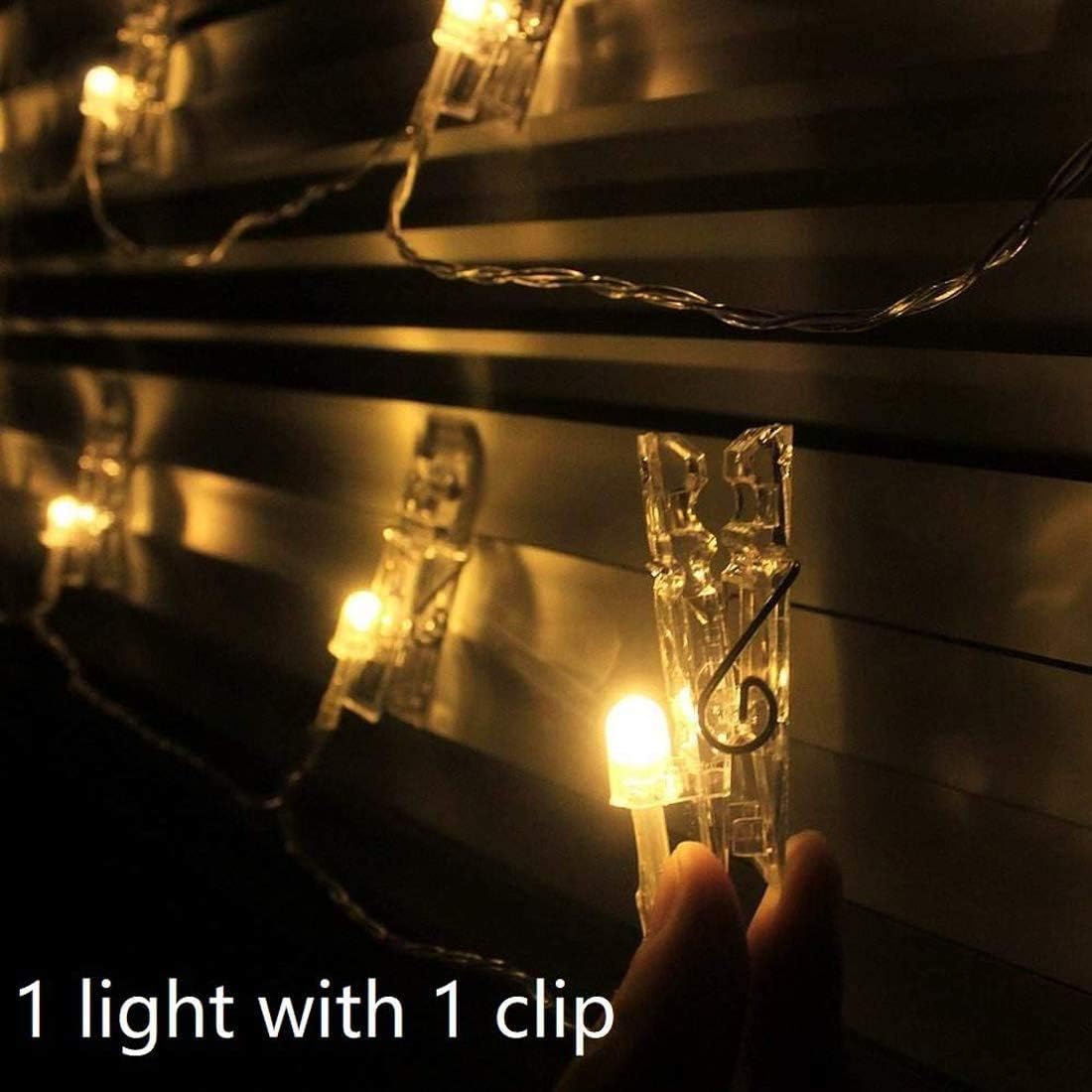 Photo Clip String Lights LED Starry Fairy Curtain String Lights