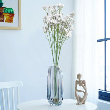 Baby Breath/Gypsophila Artificial Fake Silk Plants Wedding Party Decoration Real Touch Flowers DIY Home Garden(White-05)