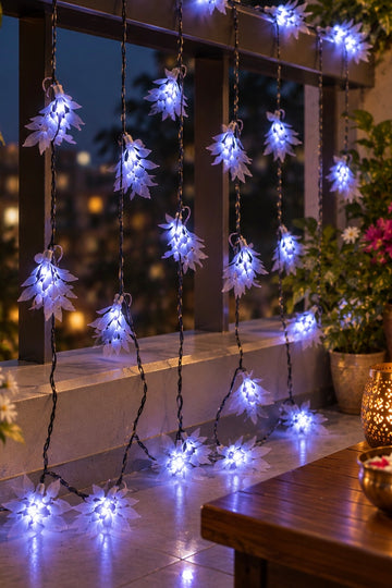 Flower Glow 60 LED String Lights – Warm White